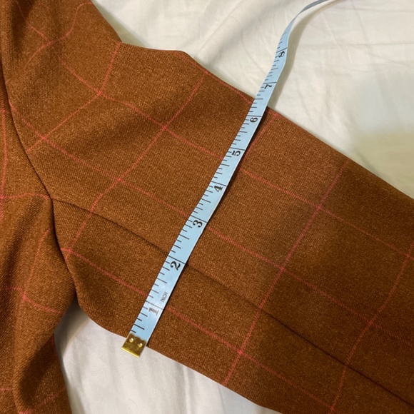 Nordstroms Leith Windowpane Boyfriend Blazer - Picture 6 of 7